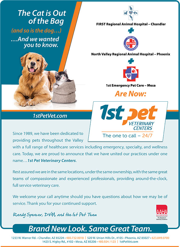 Image: 1st Pet Veterinary Centers: Rename and rebrand multiple locations into one